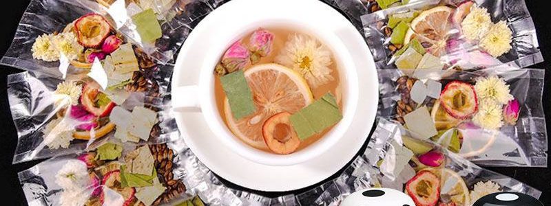 柠檬片荷叶茶纤体水果茶菊花减大麦玫瑰花茶组合养生肥茶10-60包